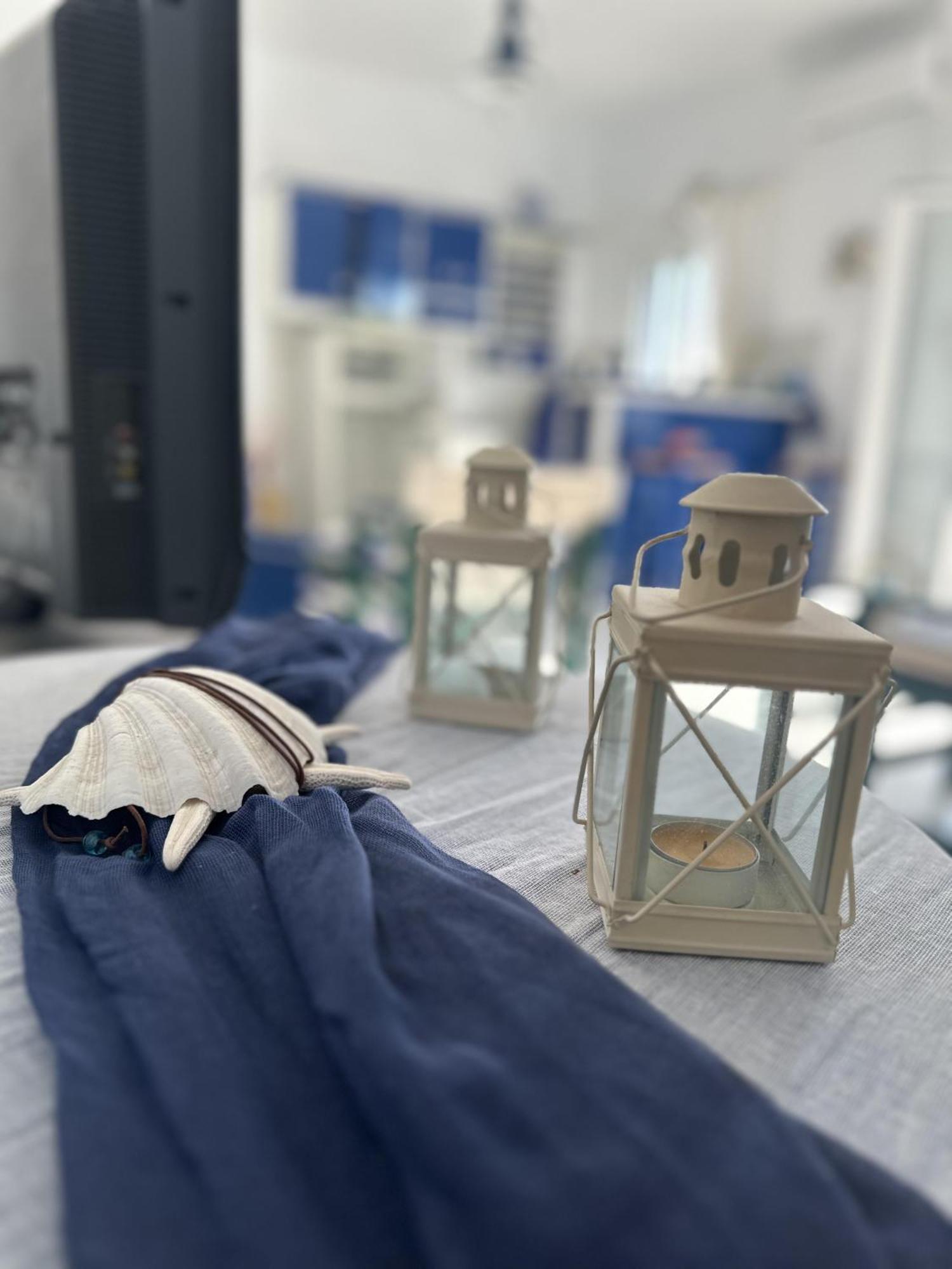 Blue Orison House Tinos For 5 Persons With Seaview Villa Perastra Luaran gambar