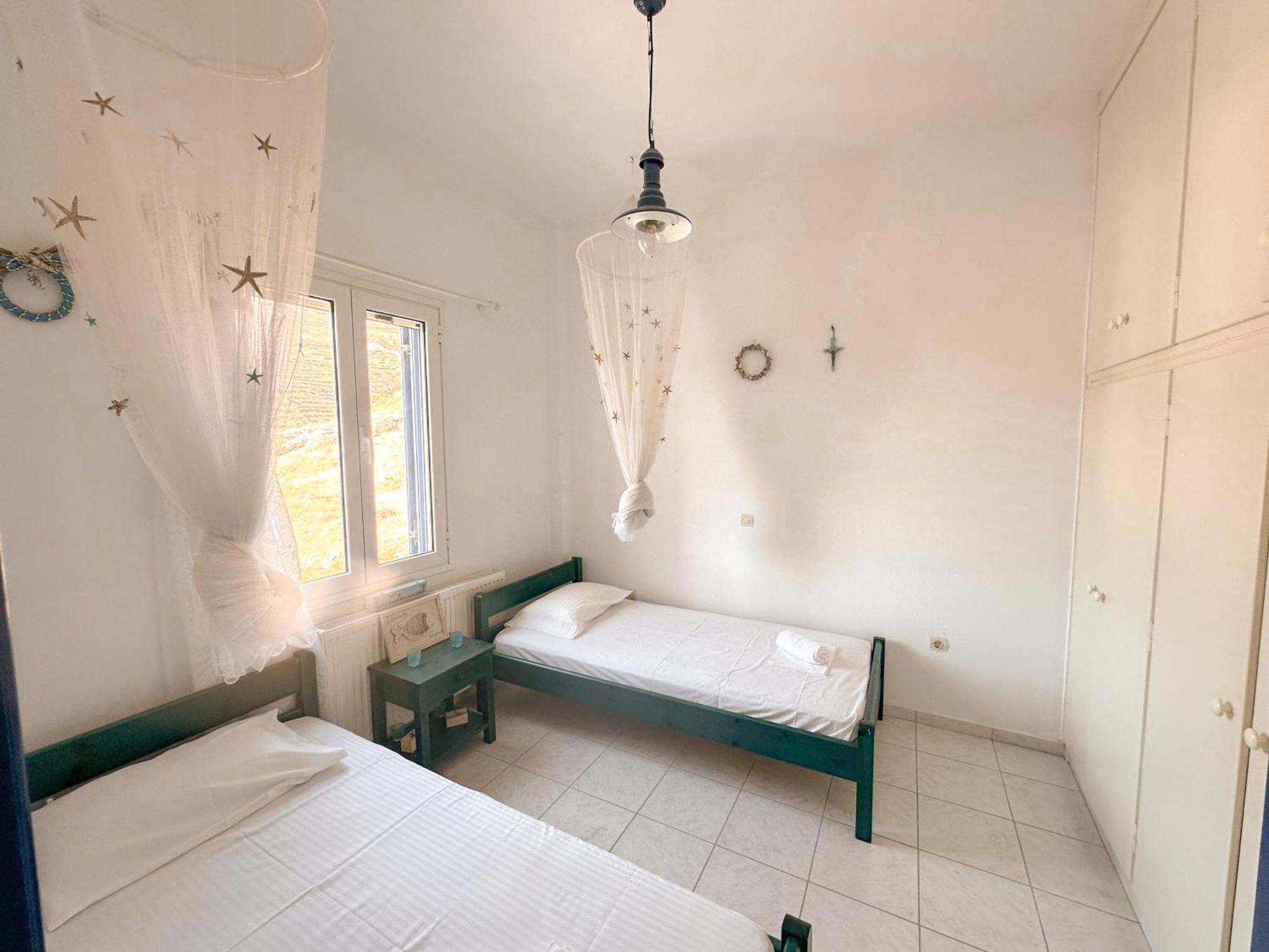Blue Orison House Tinos For 5 Persons With Seaview Villa Perastra Luaran gambar